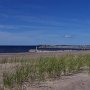 Belle plage, on se croirait sur le bord de la mer.